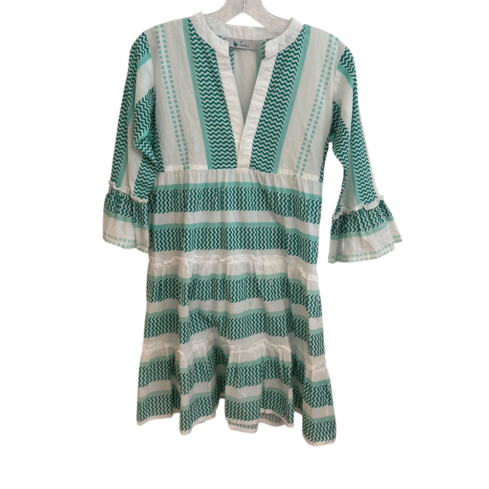 Bindu Glenda tiered mini dress, XS